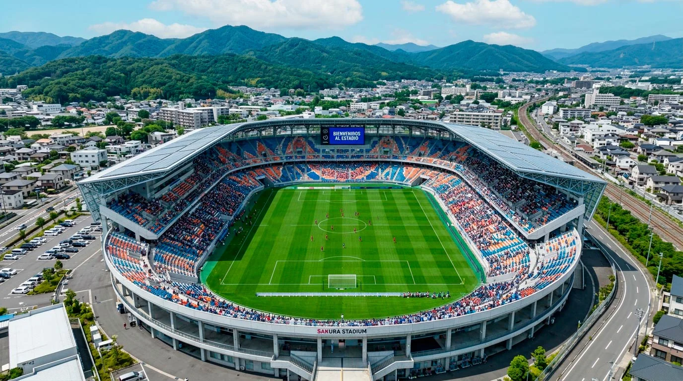 Estructura de la J League con equipos de la primera división japonesa